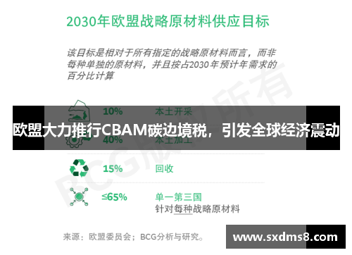 欧盟大力推行CBAM碳边境税，引发全球经济震动